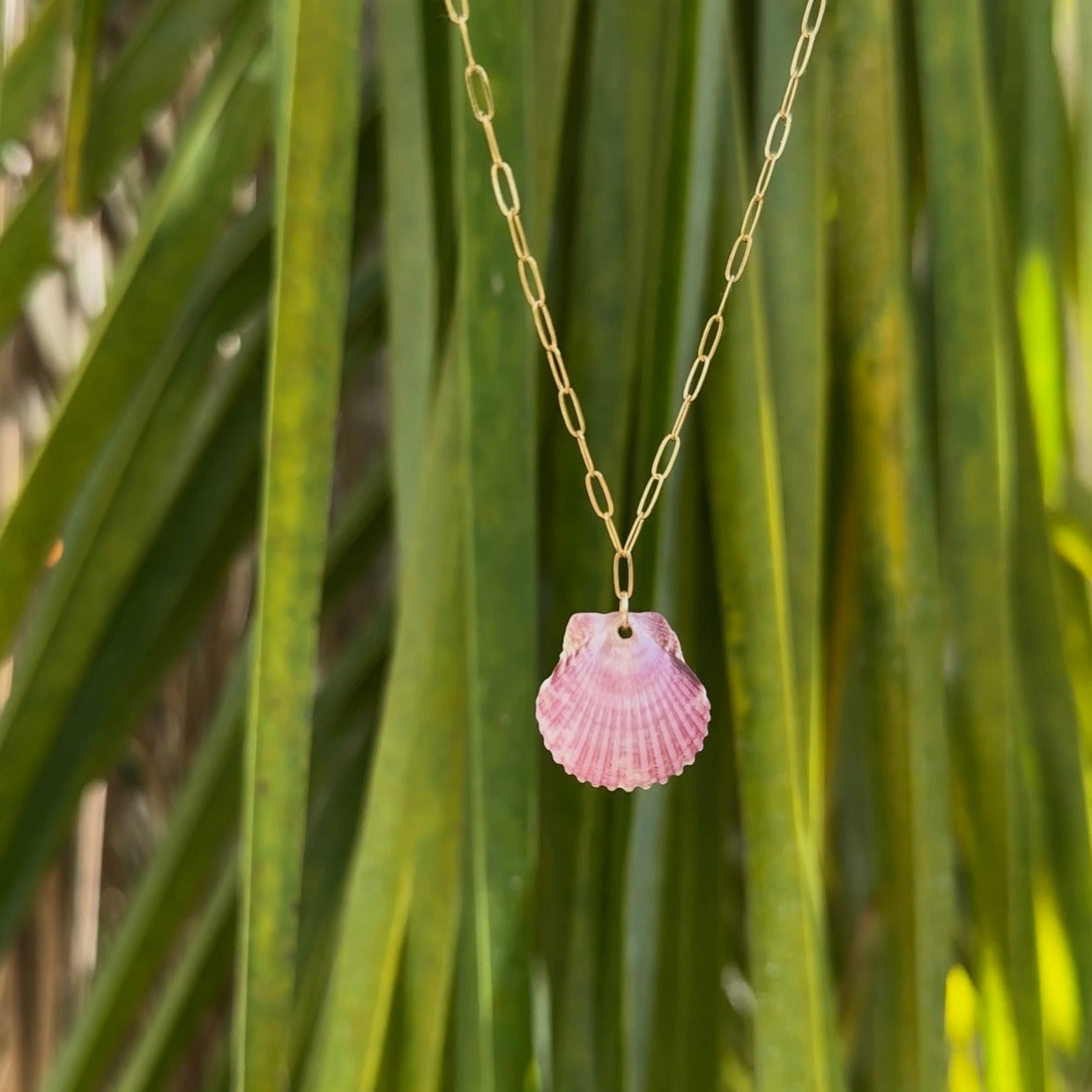 Gold Filled Mini Paperclip Necklace