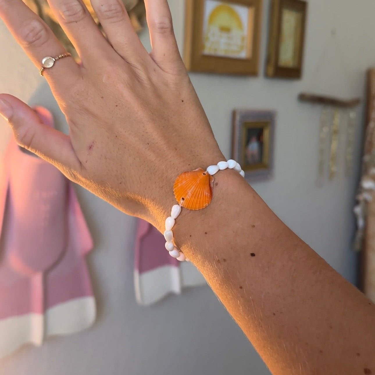 Rare Adjustable Seashell Bracelet